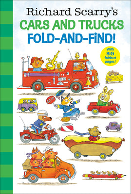 Richard Scarry's Cars and Trucks Fold-And-Find! by Richard Scarry book cover