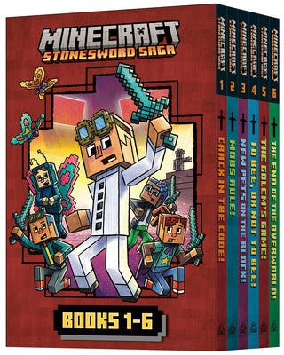 Minecraft Stonesword Saga Chapter Book Boxed Set (Minecraft Stonesword Saga) by Nick Eliopulos book cover
