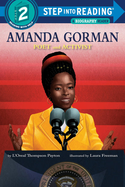 Book cover of Amanda Gorman: Poet and Activist by Thompson Payton, L'Oreal