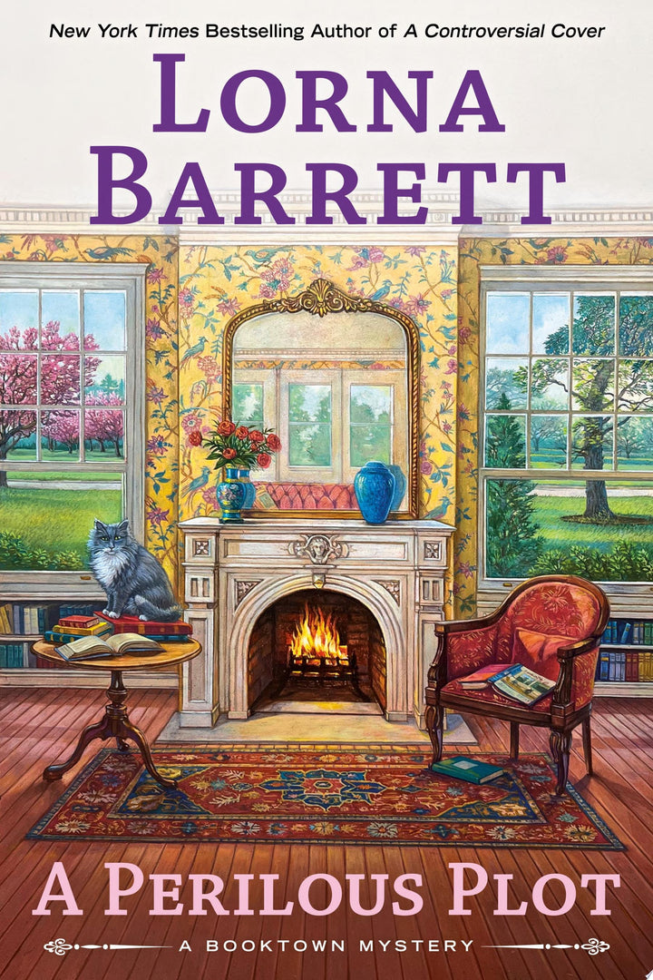 Book cover of A Perilous Plot by Barrett, Lorna