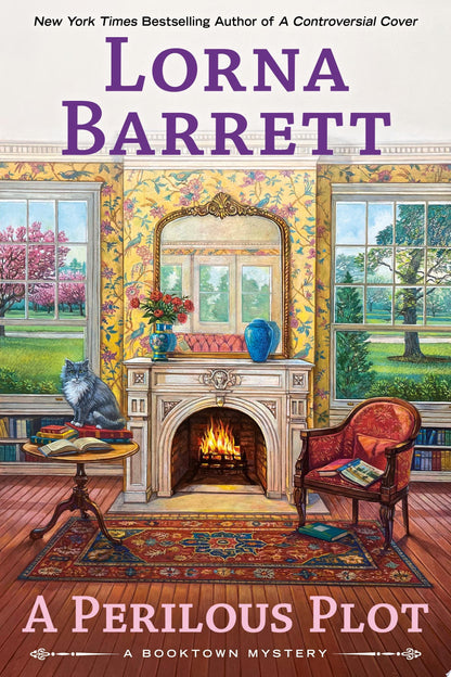Book cover of A Perilous Plot by Barrett, Lorna