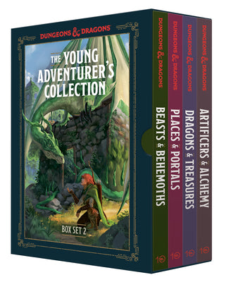 Book cover of The Young Adventurer's Collection Box Set 2 (Dungeons & Dragons 4-Book Boxed Set): Beasts & Behemoths, Dragons & Treasures, Places & Portals, Artifice by Zub, Jim