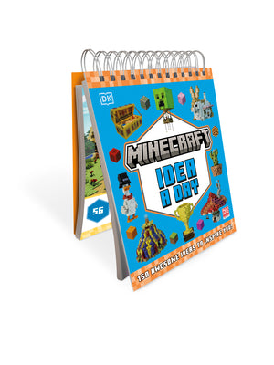 Book cover of Minecraft Idea a Day: Packed with Hundreds of Ideas to Inspire You! by DK