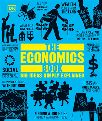 Book cover of The Economics Book by DK