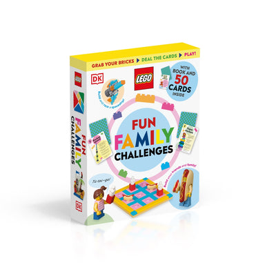 Book cover of Lego Fun Family Challenges: 50 Boredom-Busting Ideas to Build and Play by DK