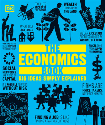 Book cover of The Economics Book by DK