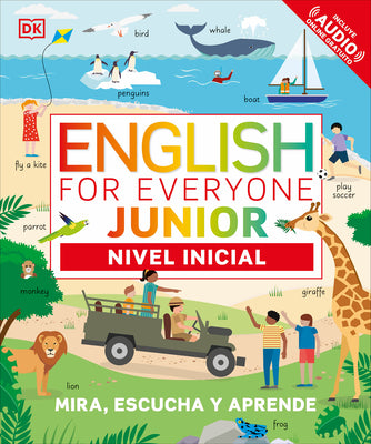 Book cover of English for Everyone Junior Nivel Inicial (Beginner's Course) by DK