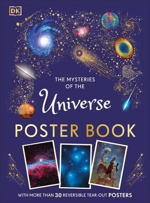 Book cover of The Mysteries of the Universe Poster Book by DK