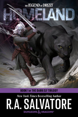 Homeland: Dungeons & Dragons: Book 1 of the Dark Elf Trilogy by Salvatore, R. A. book cover