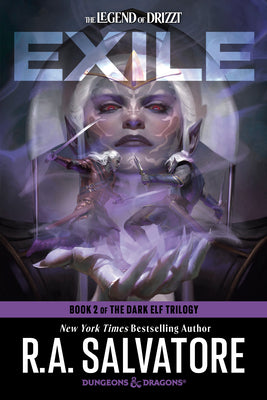 Exile: Dungeons & Dragons: Book 2 of the Dark Elf Trilogy by R. A. Salvatore book cover