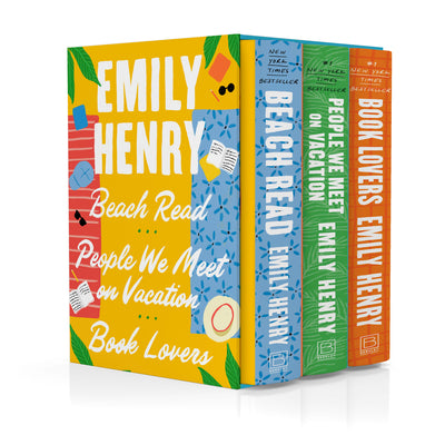 Book cover of Emily Henry 3-Book Boxed Set: Beach Read, People We Meet on Vacation, and Book Lovers by Henry, Emily