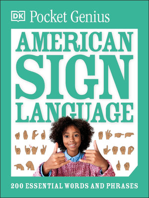 Book cover of Pocket Genius American Sign Language by DK