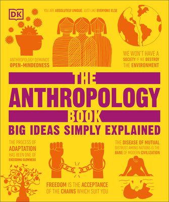 Book cover of The Anthropology Book: Big Ideas Simply Explained by DK