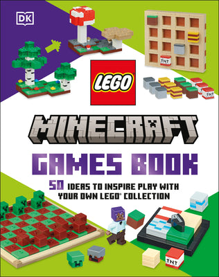 Book cover of Lego Minecraft Games Book (Library Edition): 50 Fun Ideas to Play with Your Lego Collection! Without Bricks by March, Julia