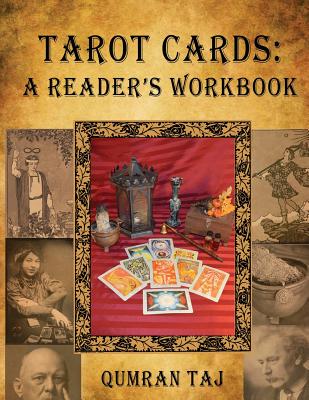 Book cover of Tarot Cards: A Reader's Workbook by Taj, Qumran