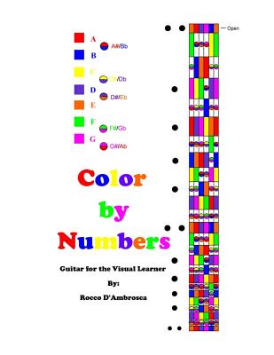 Book cover of Color By Numbers: Guitar for the Visual Learner by D'Ambrosca, Rocco Joseph