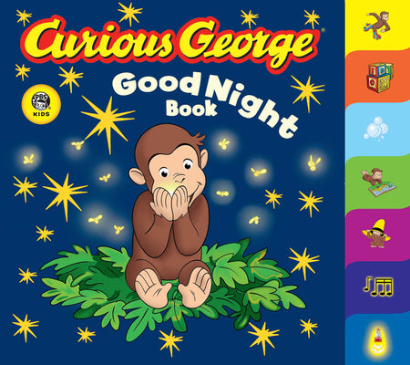 Book cover of Curious George Good Night Book Tabbed by Rey, H. A.