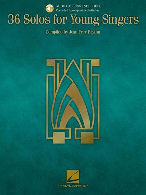 Book cover of 36 Solos for Young Singers Vocal Sheet Music Collection Beginner and Intermediate Voice Songbook Includes Online Audio Accompaniments Hal Leonard Musi by Boytim, Joan Frey