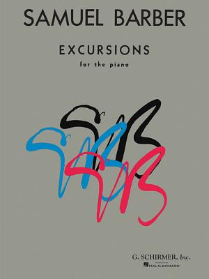 Book cover of Excursions: National Federation of Music Clubs 2024-2028 Selection Piano Solo by Barber, Samuel