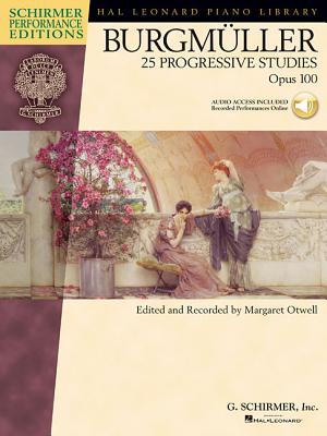Book cover of Burgmuller - 25 Progressive Studies, Opus 100 Book/Online Audio [With CD] by Burgmuller, J. Friedrich