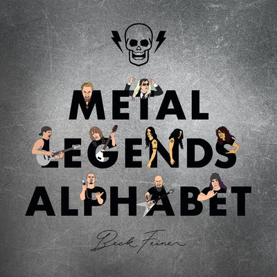 Book cover of Metal Legends Alphabet by ALPHABET LEGENDS
