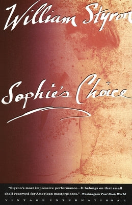 Sophie's Choice (National Book Award Winner) by William Styron book cover