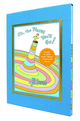 Book cover of Oh, the Places You'll Go! Slipcased Deluxe Edition by Dr Seuss