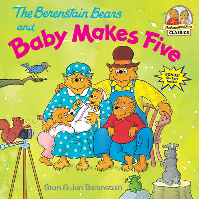 The Berenstain Bears and Baby Makes Five by Stan Berenstain book cover