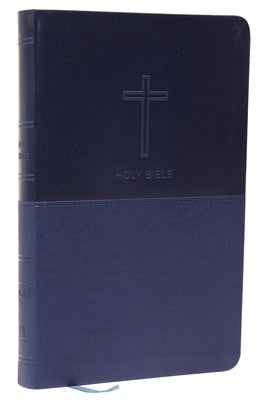 Book cover of NKJV, Value Thinline Bible, Standard Print, Imitation Leather, Blue, Red Letter Edition by Thomas Nelson