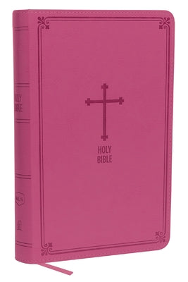 Book cover of NKJV, Deluxe Gift Bible, Imitation Leather, Pink, Red Letter Edition by Thomas Nelson
