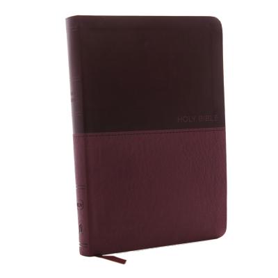 Book cover of NKJV, Value Thinline Bible, Large Print, Imitation Leather, Burgundy, Red Letter Edition by Thomas Nelson