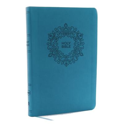 Book cover of NKJV, Value Thinline Bible, Large Print, Imitation Leather, Blue, Red Letter Edition by Thomas Nelson