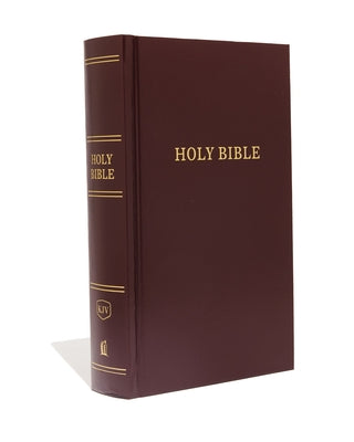 Book cover of KJV, Pew Bible, Large Print, Hardcover, Burgundy, Red Letter Edition by Thomas Nelson