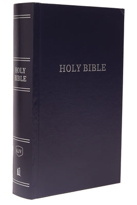 Book cover of KJV, Pew Bible, Large Print, Hardcover, Blue, Red Letter Edition by Thomas Nelson