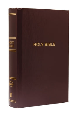 Book cover of NKJV, Pew Bible, Large Print, Hardcover, Burgundy, Red Letter Edition by Thomas Nelson