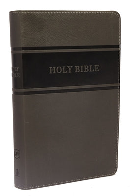 Book cover of KJV, Deluxe Gift Bible, Imitation Leather, Gray, Red Letter Edition by Thomas Nelson