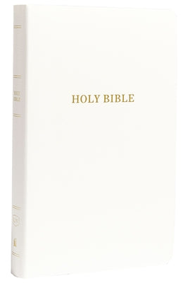 Book cover of KJV, Gift and Award Bible, Imitation Leather, White, Red Letter Edition by Thomas Nelson