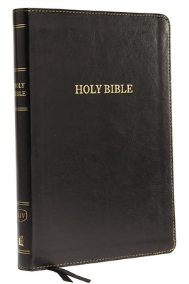 Book cover of KJV, Thinline Bible, Large Print, Imitation Leather, Black, Red Letter Edition by Thomas Nelson