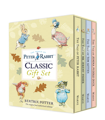 Book cover of Peter Rabbit Naturally Better Classic Gift Set by Potter, Beatrix