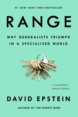 Book cover of Range: Why Generalists Triumph in a Specialized World by Epstein, David
