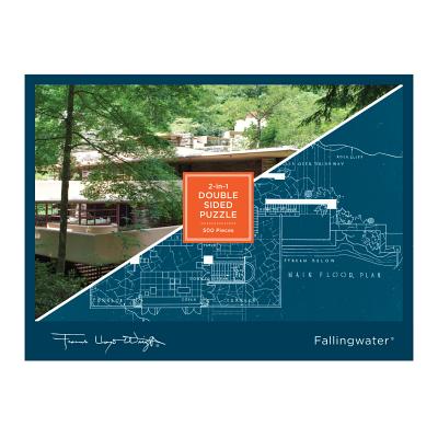 Frank Lloyd Wright Fallingwater 2-Sided 500 Piece Puzzle product image