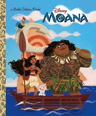 Book cover of Moana Little Golden Book by Hitchcock, Laura