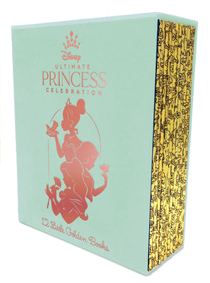 Book cover of Ultimate Princess Boxed Set of 12 Little Golden Books (Disney Princess) by Various
