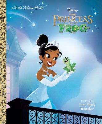 The Princess and the Frog Little Golden Book (Disney Princess) by Saxon, Victoria book cover