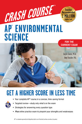 Book cover of Ap(r) Environmental Science Crash Course, Book + Online: Get a Higher Score in Less Time by Evans, Gayle