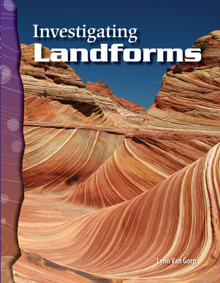 Book cover of Investigating Landforms by Van Gorp, Lynn