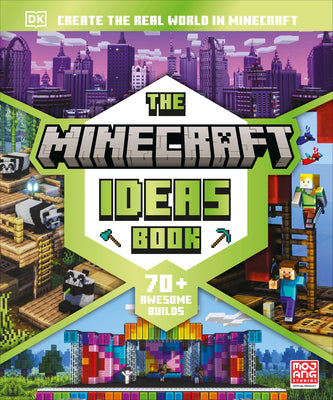Book cover of The Minecraft Ideas Book: Create the Real World in Minecraft with 70+ Awesome Builds by McBrien, Thomas