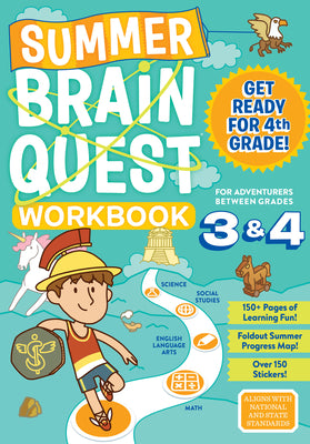 Summer Brain Quest: Between Grades 3 & 4 by Workman Publishing book cover
