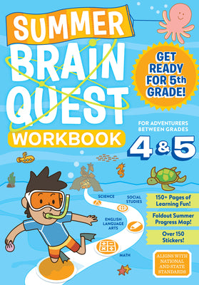 Summer Brain Quest: Between Grades 4 & 5 by Workman Publishing book cover