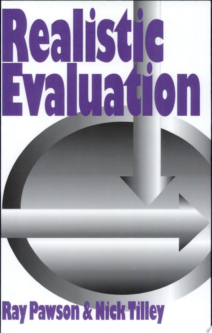 Book cover of Realistic Evaluation by Pawson, Ray